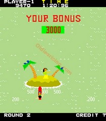 une photo d'Ã©cran de Water Ski sur Arcade